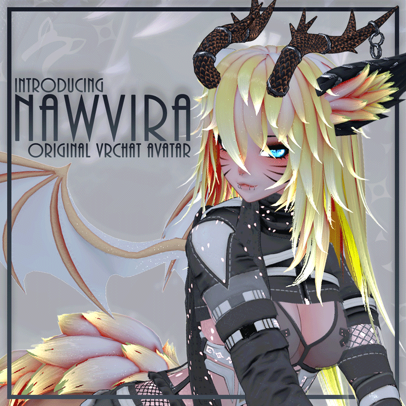 Nawvira - A Hybrid VRChat Avatar (PC + FT)