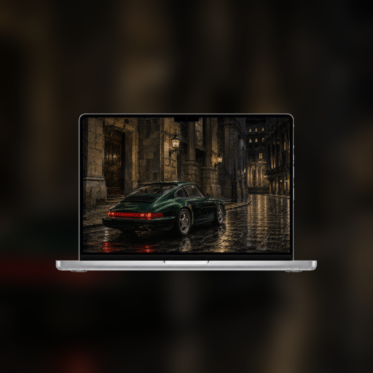 Porsche Vol. 1 shown on a MacBook