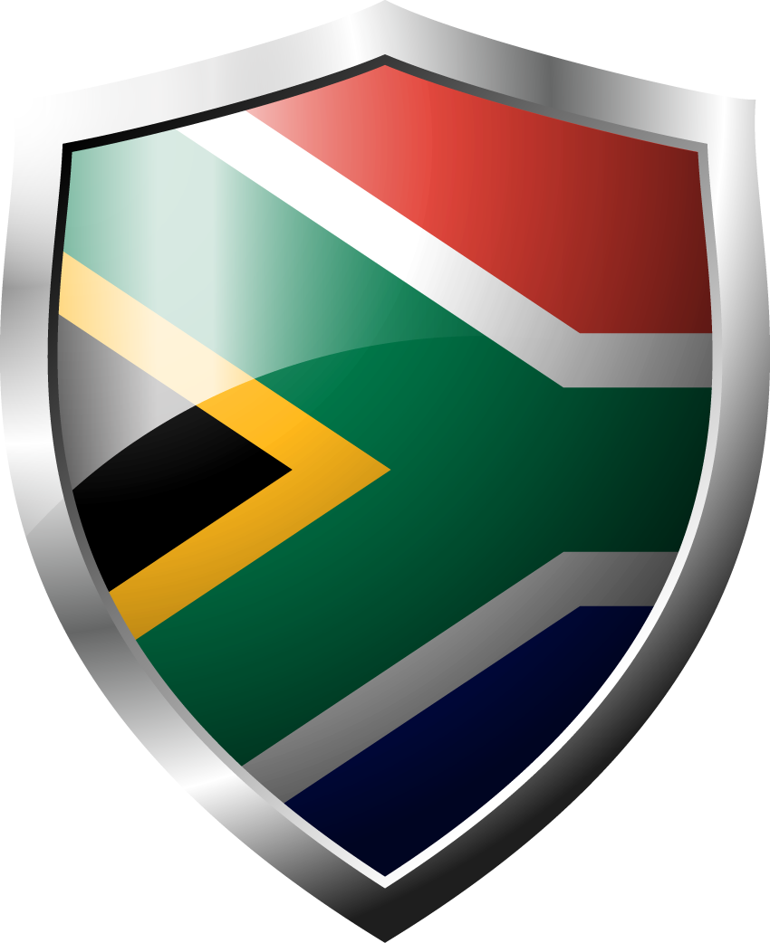 African Countries Flags In A Glass Shield