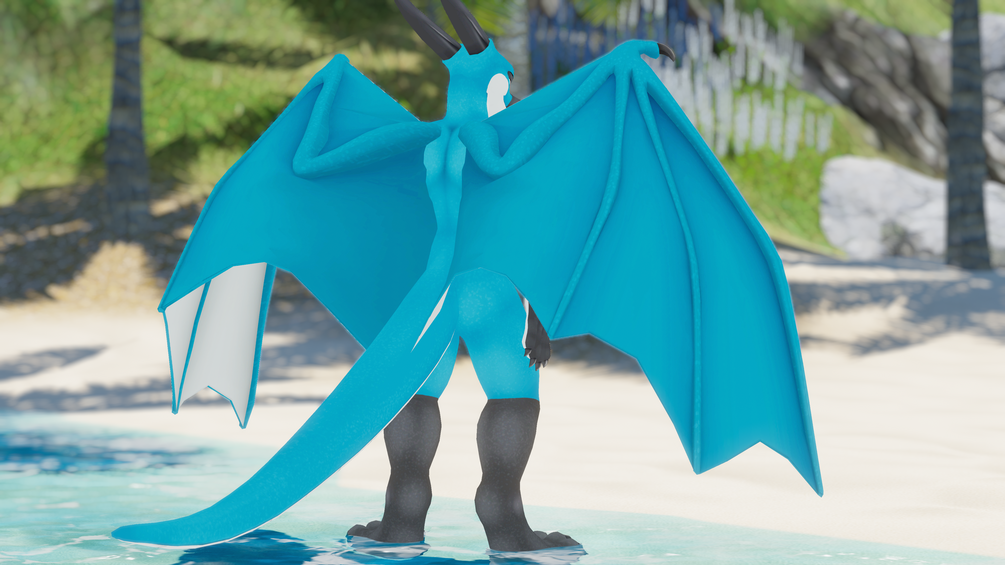 Dragon VRchat Model by Zairiza