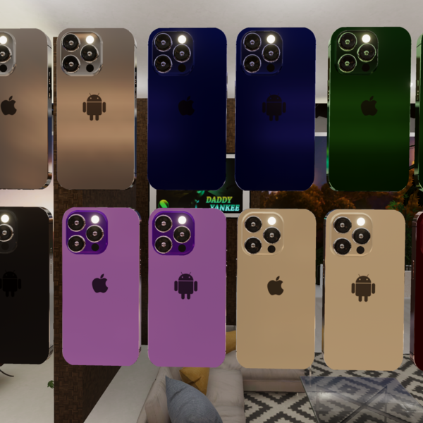 VRChat Asset for avatars: Phone 15 by Loki Hellheim