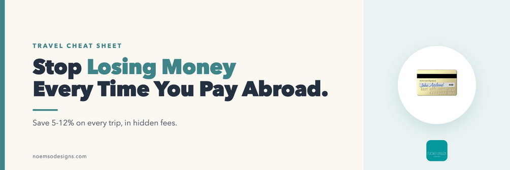 Stop Losing Money Every Time You Pay Abroad.
