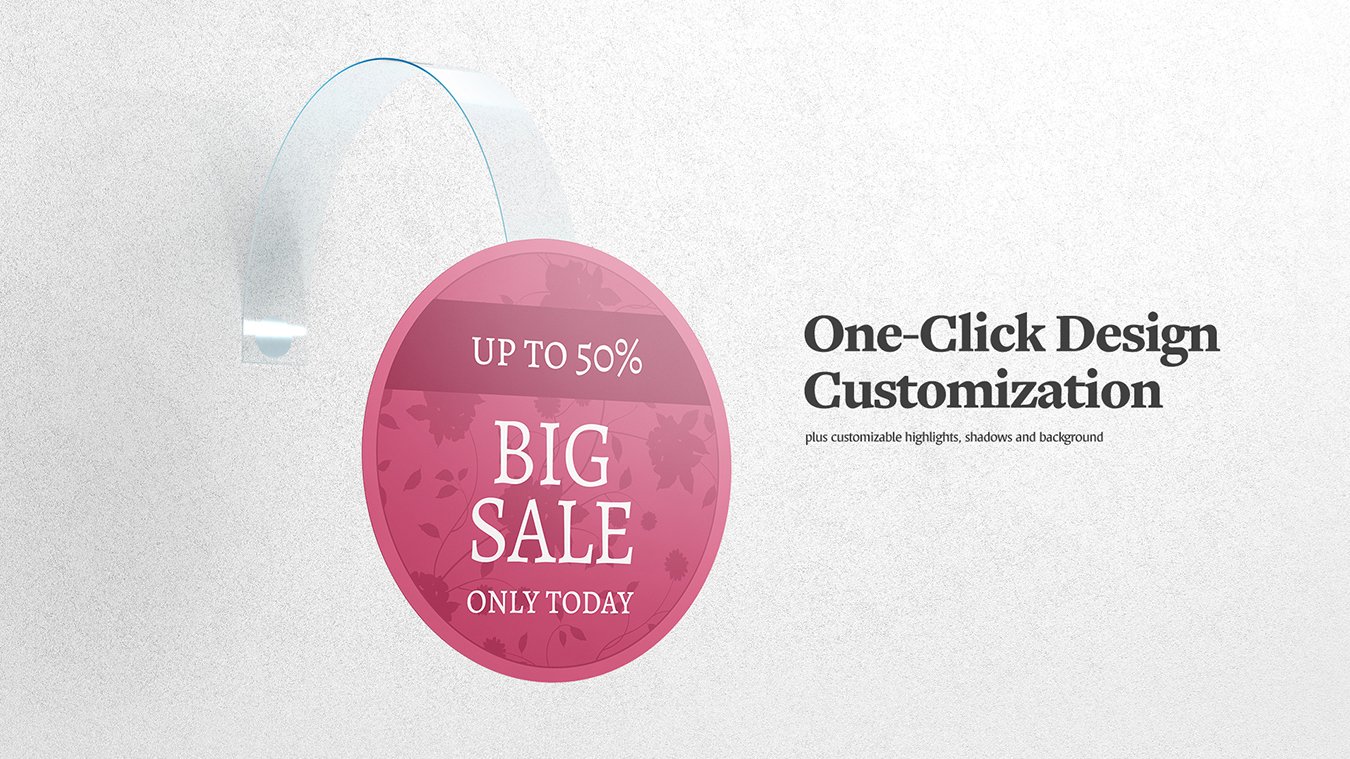 Free Wobbler Mockup