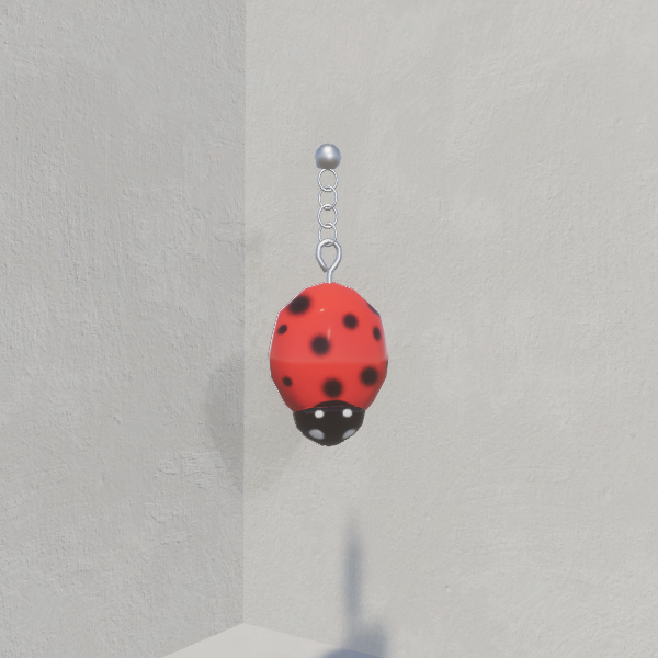 Free LadyBug Earring Prefab