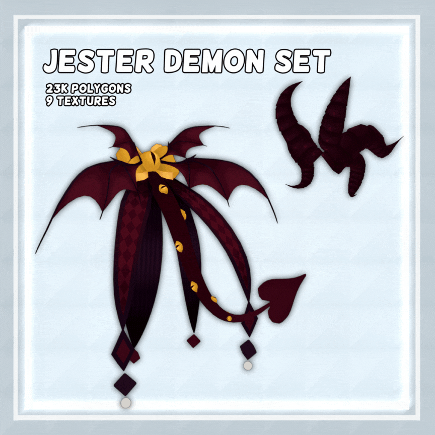 Jester Demon Set - VRChat Asset