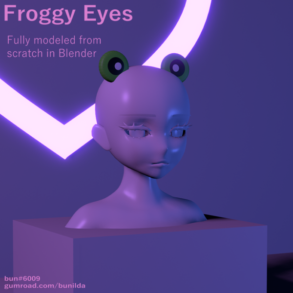 Froggy Eyes Asset For VRChat