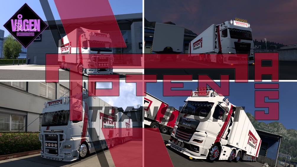 Toten Transport Skin MAN TGX + Rigid & Ekeri by Vågen Skins