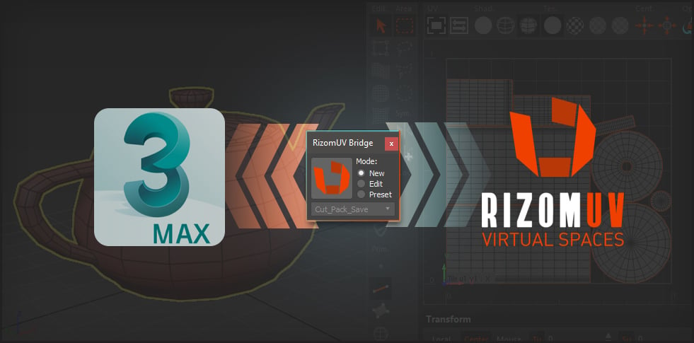 rizom uv zbrush bridge