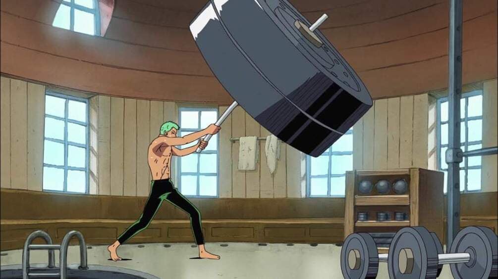 Workout Roronoa Zoro One Piece Program training