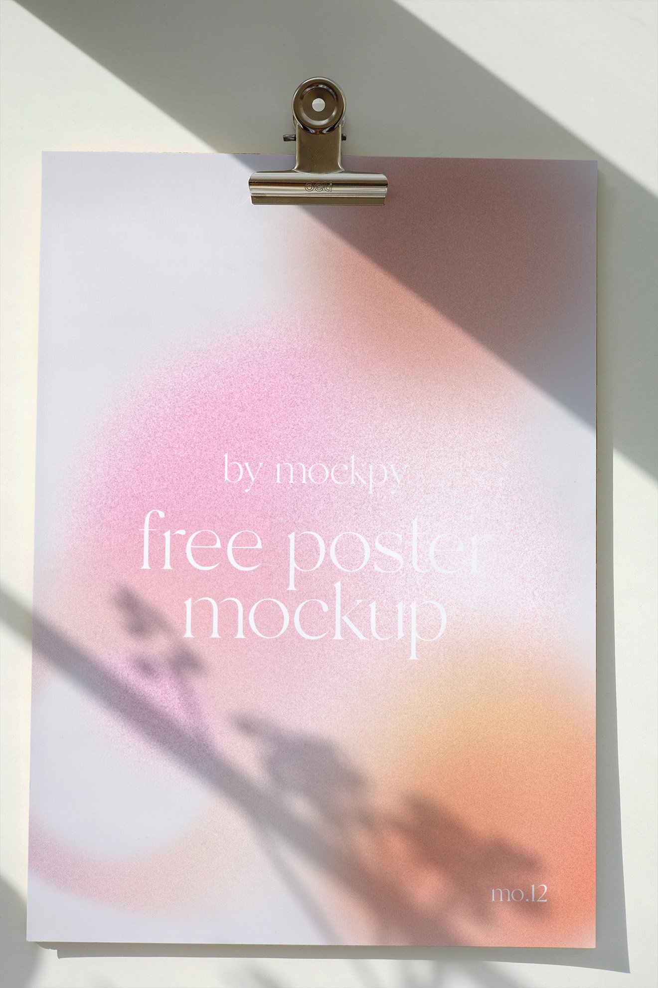Free Poster Mockup Mo.12