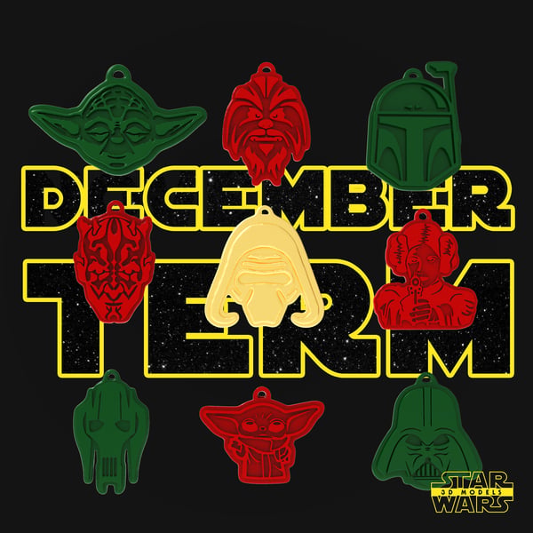 Star Wars Christmas - Star Wars 3D Models - Tested and Ready for 3D printing