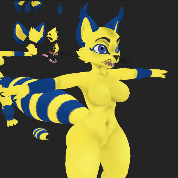 Yellow cat (Kiggy Retexture) 