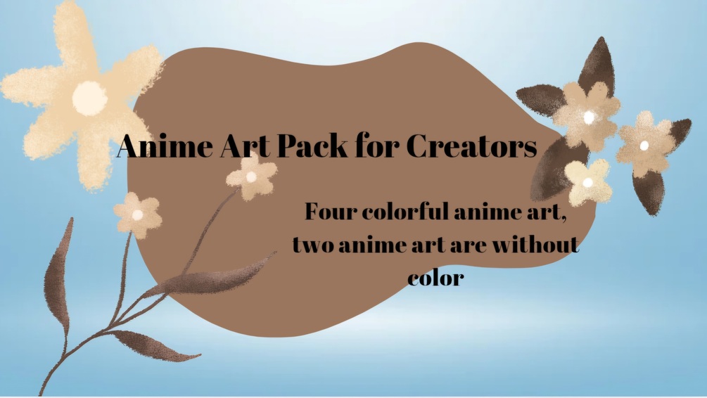 Hand-Drawn Anime Art Pack - Original Illustrations (High-Res)