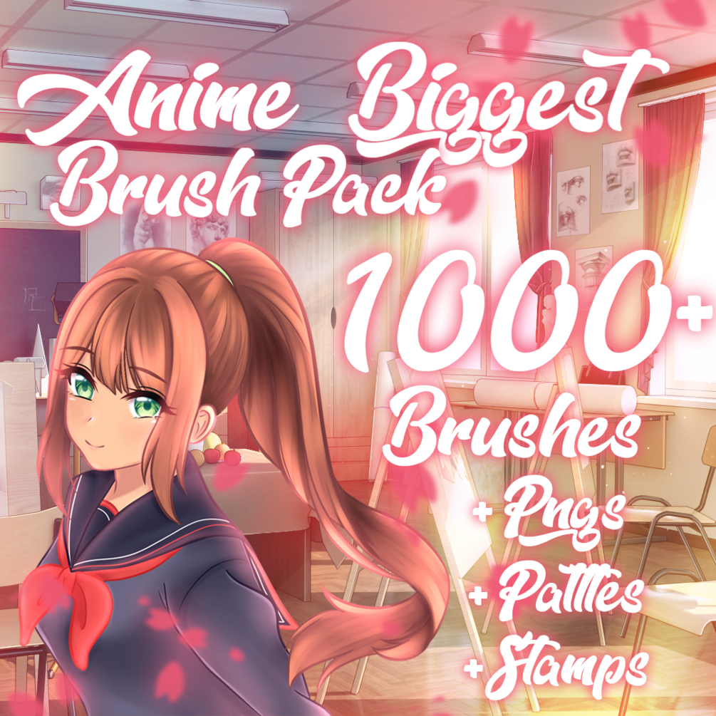 Anime biggest brush pack! by ~Attki~