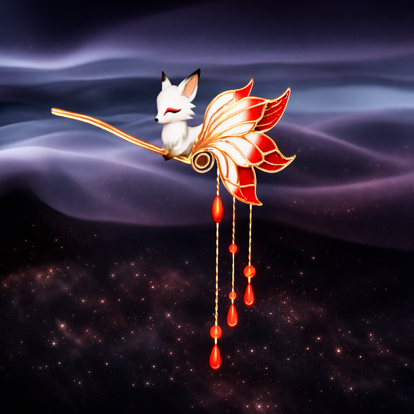 Fox Hair Pin