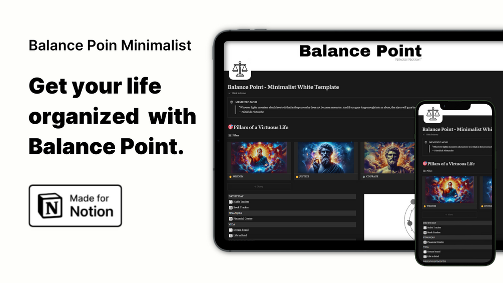 Balance Point - Minimalist White Template