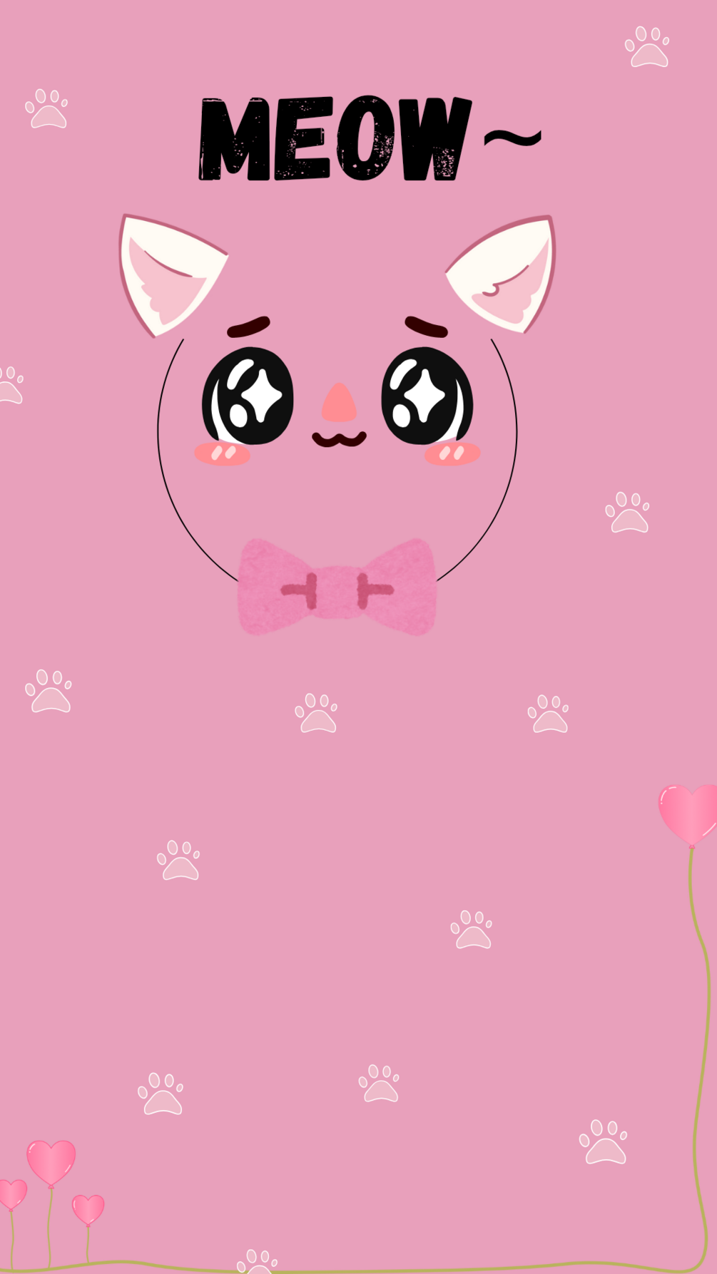 Kawaii cat journal templates