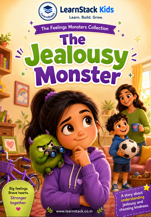 The Jealousy Monster — A Kids’ Story About Understanding Jealousy & Choosing Kindness preview image 2