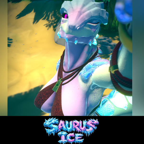 Saurus - Ice - Texture & Material PC (VRCHAT) 