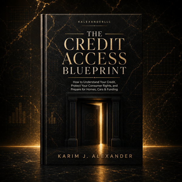 Cover of The Credit Access Blueprint by Karim J. Alexander