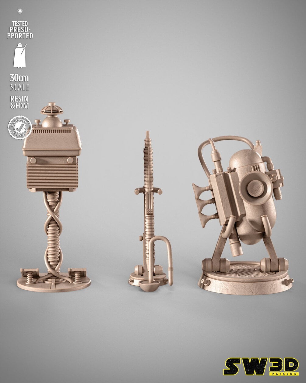 SW3D November 2025 Term Moss Eisley Cantina Instruments - Star Wars 3D Models - Tested and Ready for 3D printing