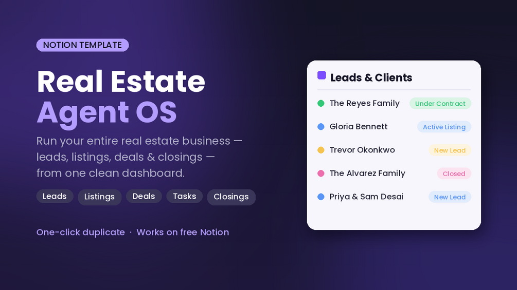 Real Estate Agent OS preview