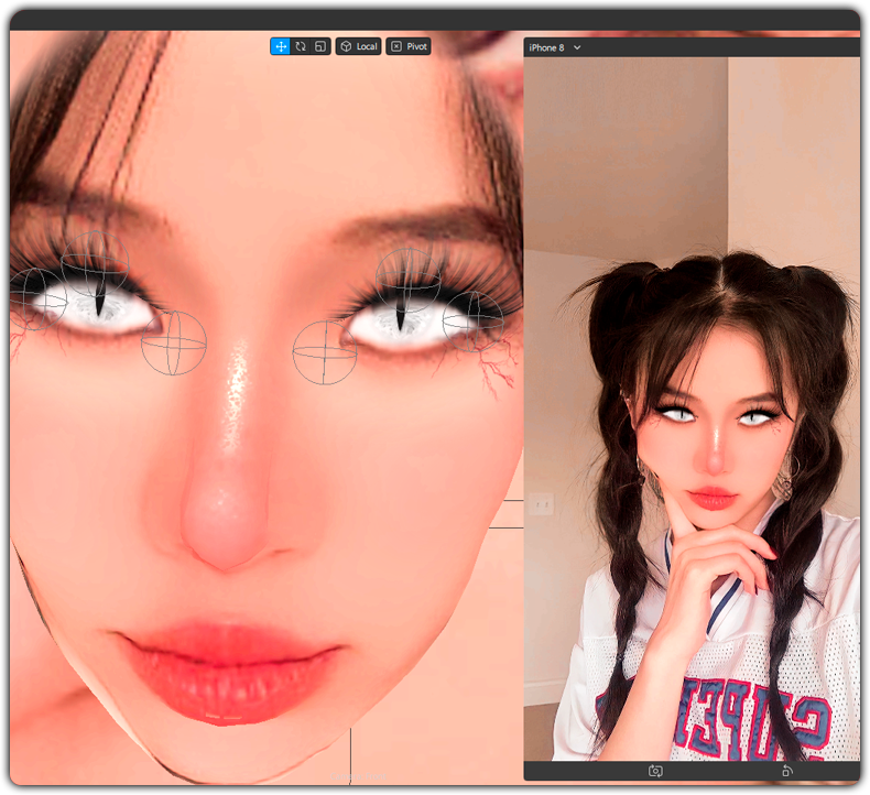 Spark AR Cute Gothic Instagram filter