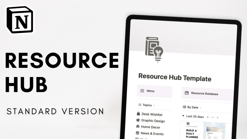 Resource Hub Notion Template