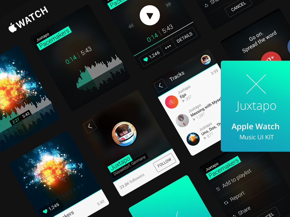 View of How to add and play music on the Apple Watch: Stream from Apple Music ...