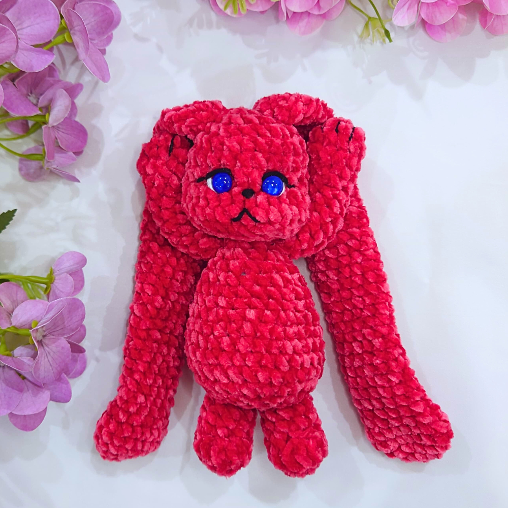 (G)I-DLE YUQI Red Bunny Amigurumi PDF Crochet Pattern: YUQ1 Album KPOP ...