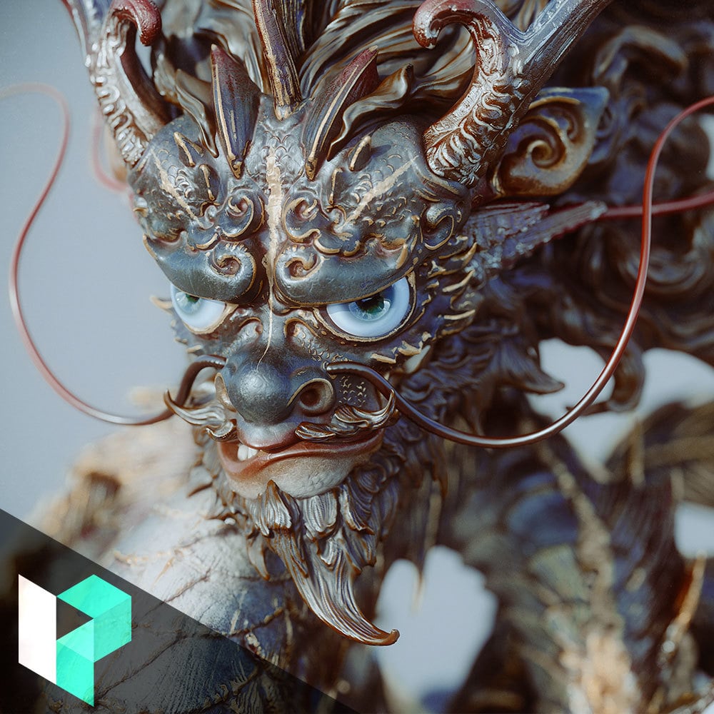 Sculpting & Texturing a Chinese Dragon
