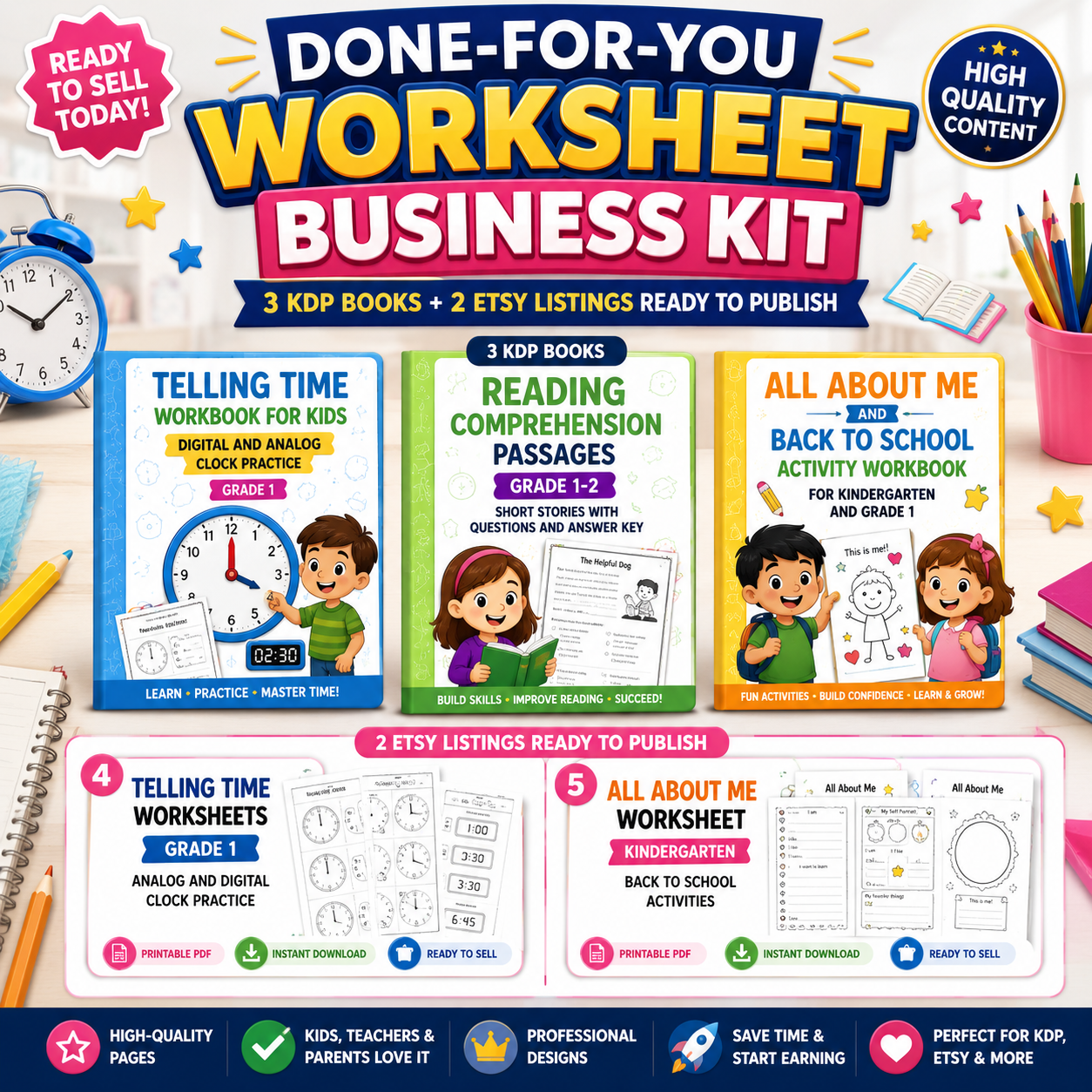 Done-For-You Worksheet Business Kit