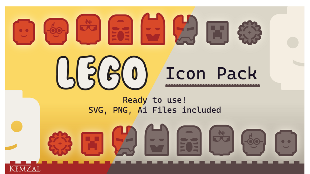 Lego Vector Icons