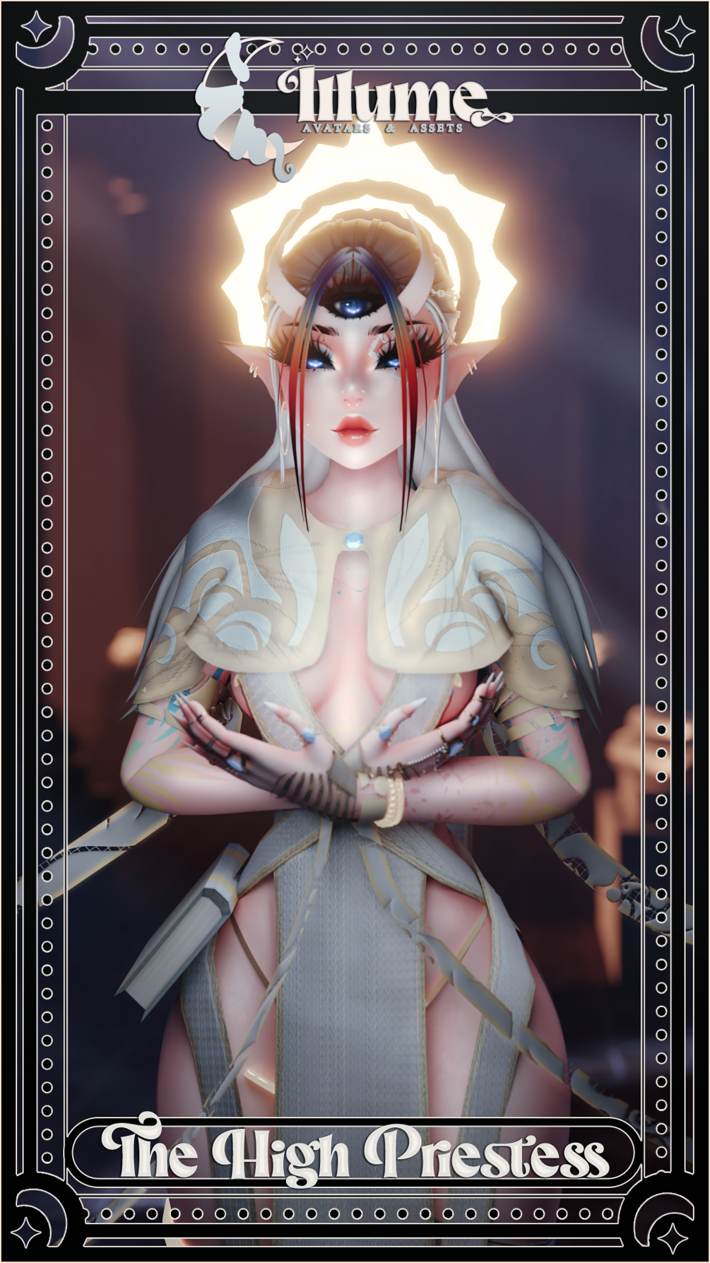 " The High Priestess " 3.0 VR Model + OPTI