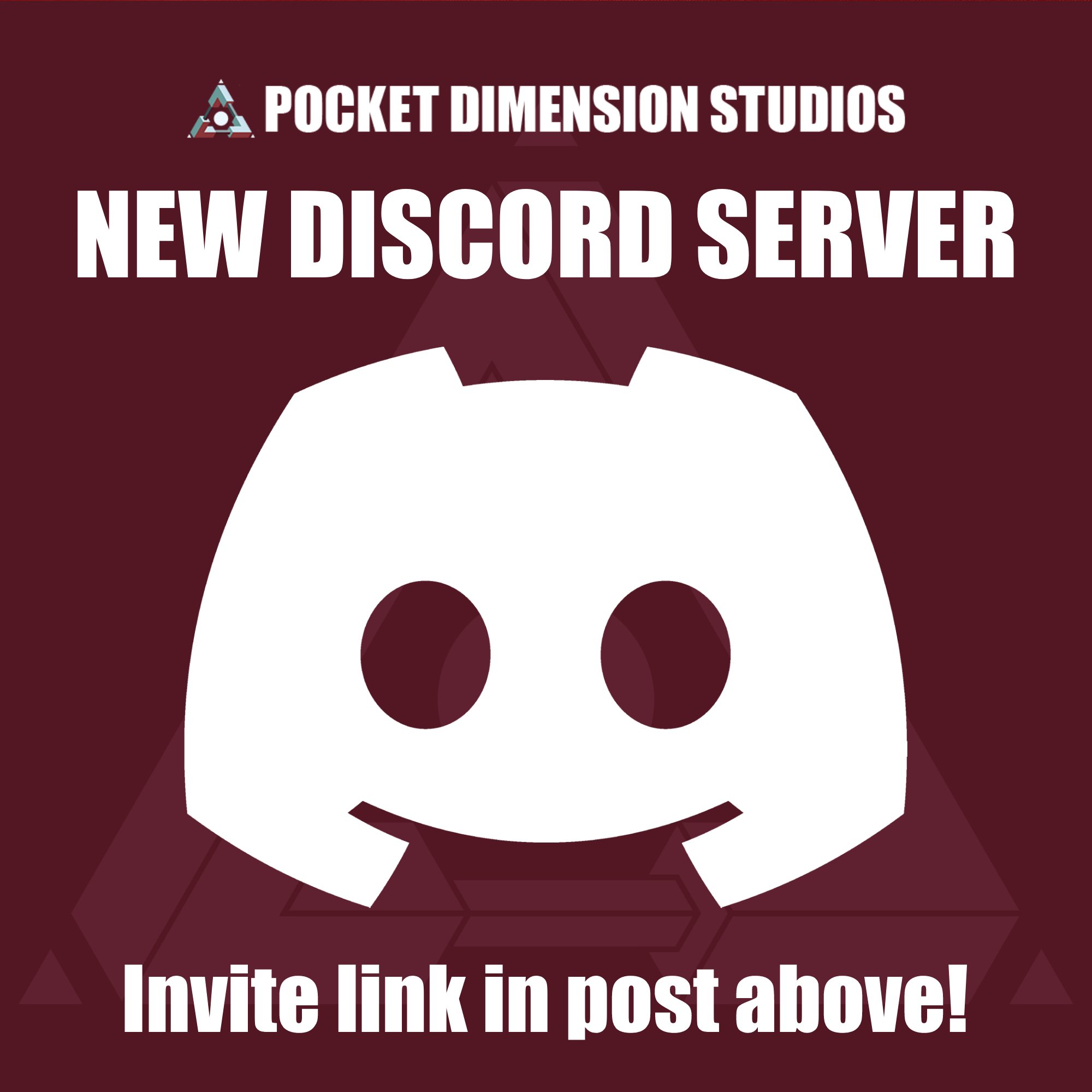 New Discord Server for Pocket Dimension Studios! Pocket Dimension Studios