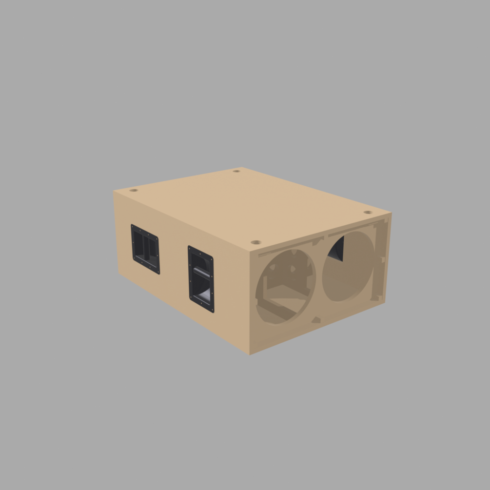 Finished subwoofer enclosure