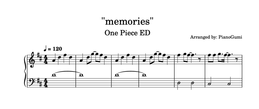 Memories - One Piece, PDF, Lazer