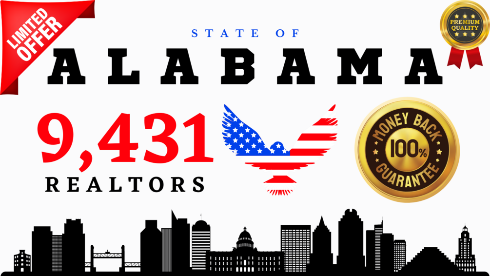 RealProspect Premium USA Realtor Leads State of ALABAMA