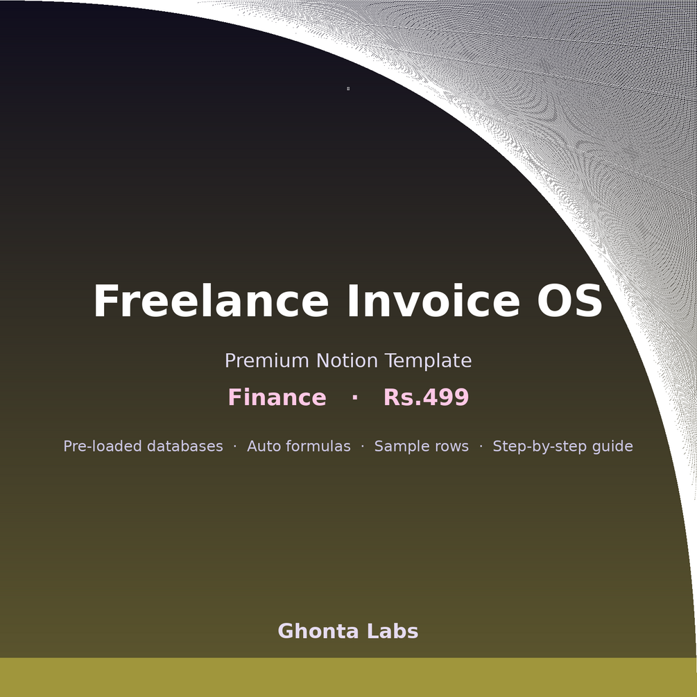 Freelance Invoice OS