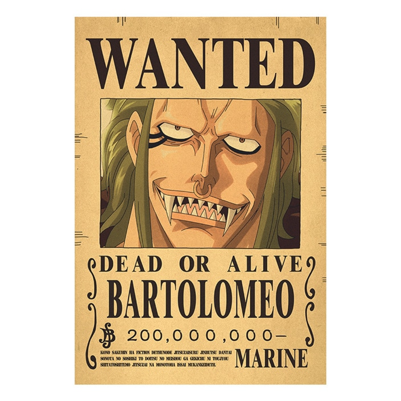 Bartolomeo Poster One Piece