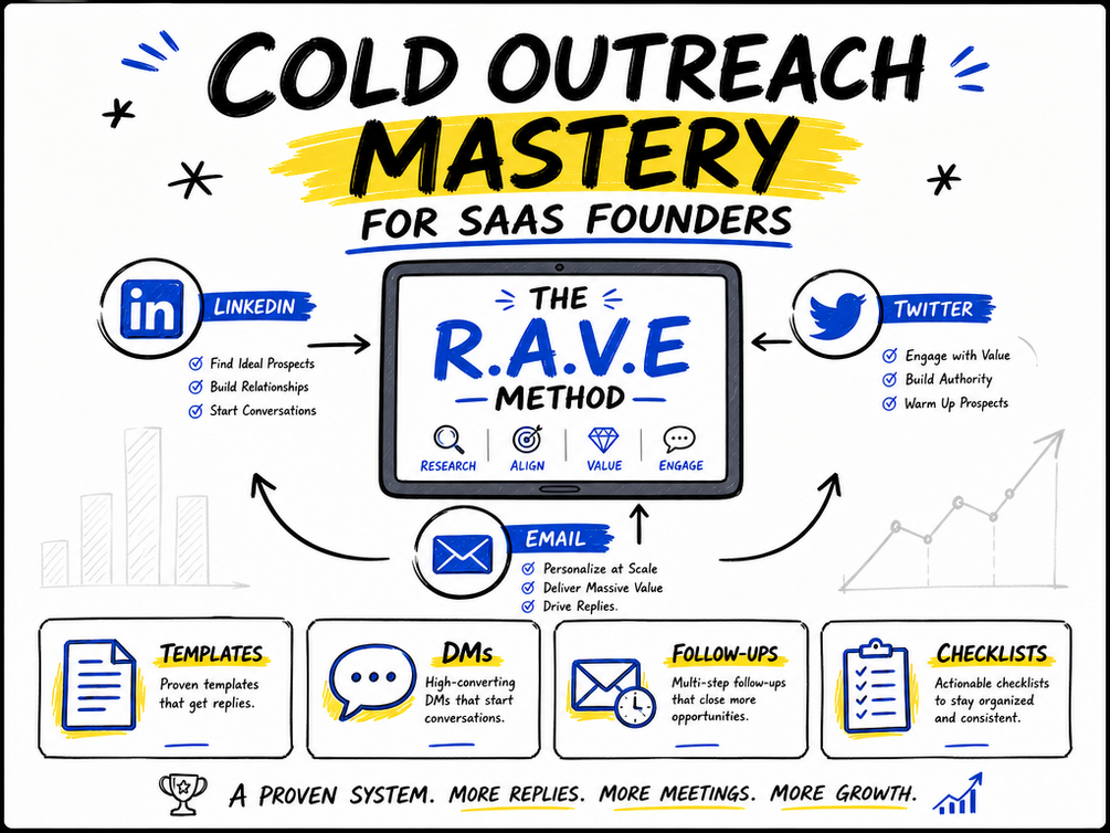 Cold Outreach Mastery for SaaS Founders: The Complete Playbook