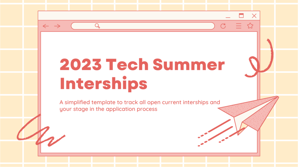 2023 Tech Summer Internships