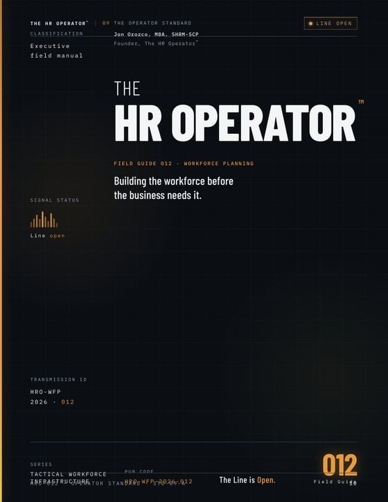 Field Guide 012, Workforce Planning