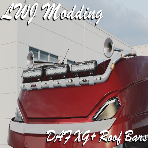 [ETS2] Daf XG+ Roof Bars by L.W.J Modding