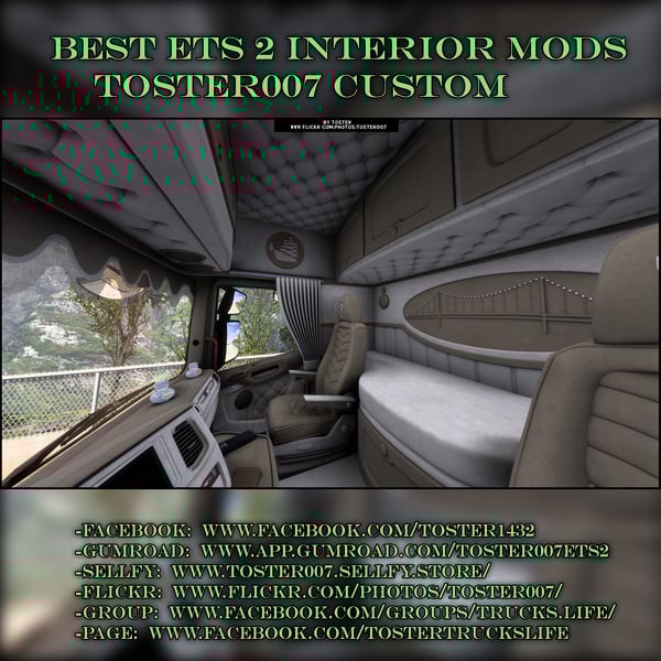 Interior Scania S/R Next Gen MOLANDERS TR ETS 2 #61 by Toster007