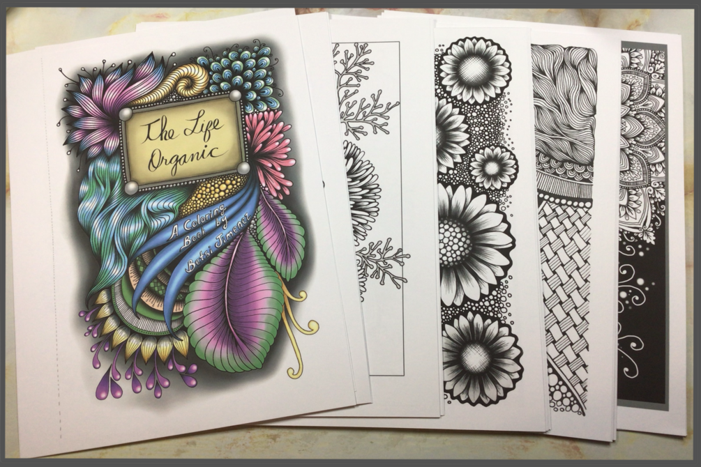 The Life Organic A Coloring Book by Betsi Jimenez