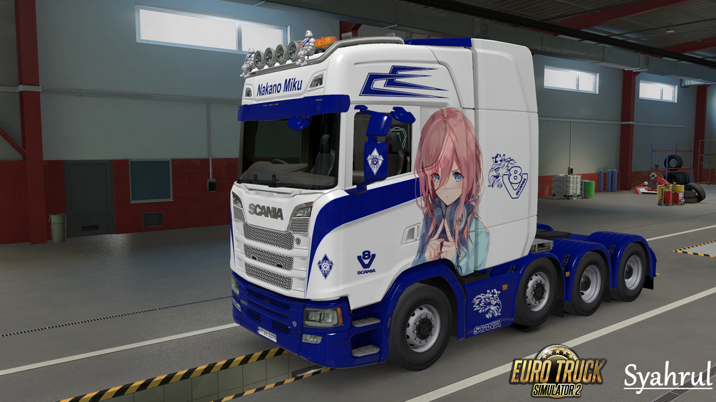 ETS2 | Scania S Next Gen & RJL Nakano Miku Skinpack by Syahrul Itasha Truckstyling 痛トラック