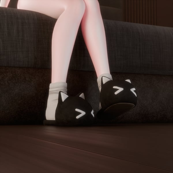 "CAT SLIPPERS"