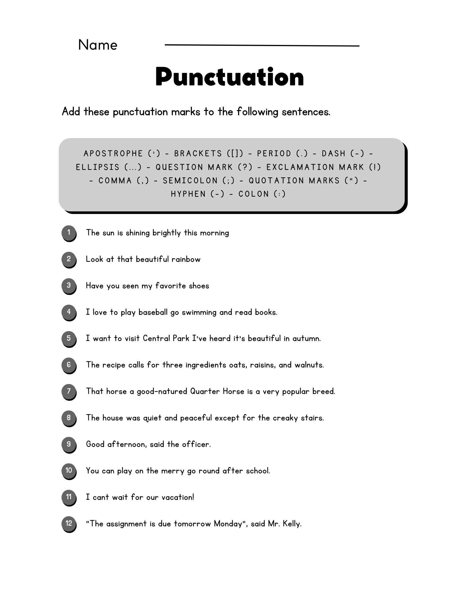 Name The Baby Animals Answer Key