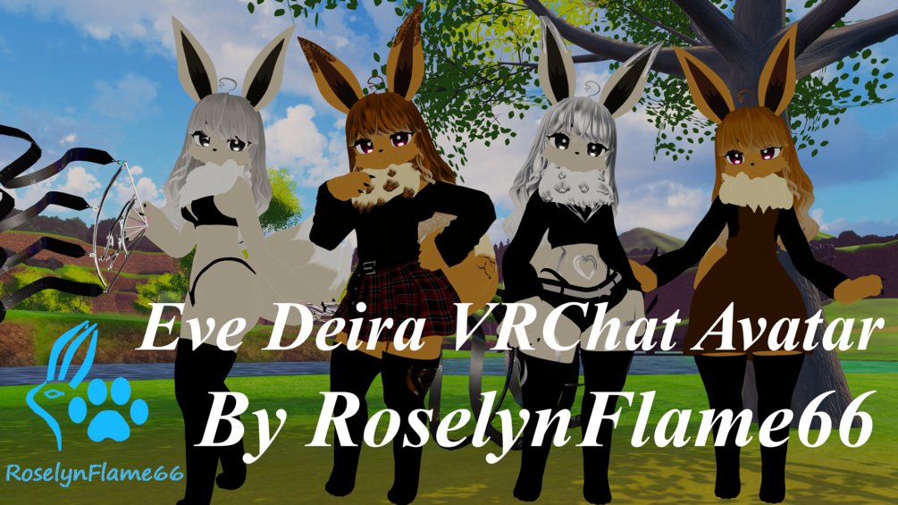 Eve Deira Vrchat Avatar (NOW QUEST COMPATIBLE) by RoselynFlame66